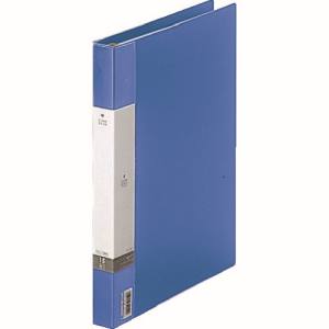 リヒトラブ LIHIT LAB クリヤーブック ポケット交換タイプ A4 25枚収容 ブルー G3802-8