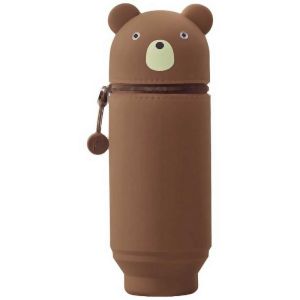 リヒトラブ LIHIT LAB リヒトラブ A7714-1 プニラボ スタンドペンケース クマ