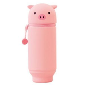 リヒトラブ LIHIT LAB リヒトラブ A7714-5 プニラボ スタンドペンケース ブタ