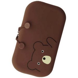 リヒトラブ LIHIT LAB リヒトラブ A7716-1 プニラボ ファスナーポーチ クマ