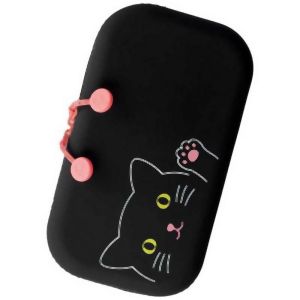 リヒトラブ LIHIT LAB リヒトラブ A7716-3 プニラボ ファスナーポーチ クロネコ