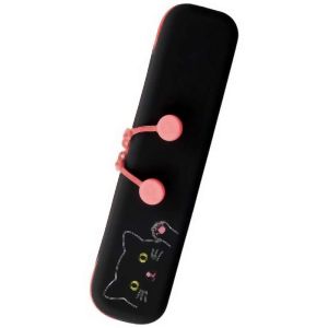 リヒトラブ LIHIT LAB リヒトラブ A7717-3 プニラボ スリムファスナーポーチ クロネコ