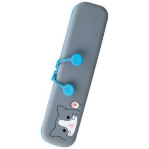 リヒトラブ LIHIT LAB リヒトラブ A7717-4 プニラボ スリムファスナーポーチ ハチワレネコ