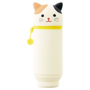 リヒトラブ LIHIT LAB リヒトラブ A7714-7 プニラボ スタンドペンケース ミケネコ