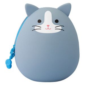 リヒトラブ LIHIT LAB リヒトラブ A7783-4 プニラボ エッグポーチ BIG ハチワレネコ