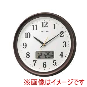 リズム リズム リズム 電波掛時計 フィットウェーブリブA02 8FYA02SR06