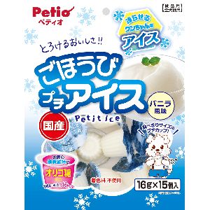 ペティオ Petio ペティオ ごほうびプチアイス バニラ風味 16g×15個入