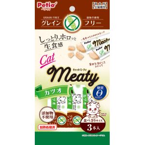 ペティオ Petio ペティオ キャットミーティ グレインフリー カツオ 3本 2175110