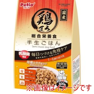 ペティオ Petio ペティオ 鶏まろ 総合栄養食 半生ごはん 1～6歳の成犬用 600g