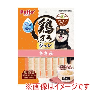 ペティオ Petio ペティオ 鶏まろ 水分補給ジュレスティック ささみ 8本入