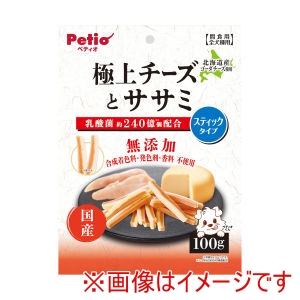 ペティオ Petio ペティオ 極上チーズとササミ スティックタイプ 100g