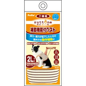 ペティオ Petio ペティオ ずっとね 老犬介護用 補助機能付ベストK 2L zuttone