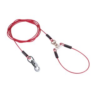 ペティオ Petio ペティオ タフギア ロングワイヤーチェーンプラス 4.5mm レッド
