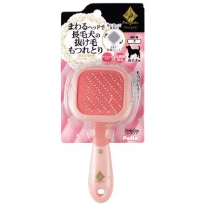 ペティオ Petio ペティオ プレシャンテ 長毛犬用回転スリッカーブラシ