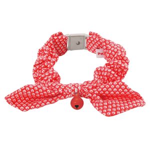 ペティオ Petio ペティオ 猫小町シュシュ 鹿の子 レッド