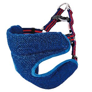 ペティオ Petio ペティオ メリカジ ストライプベストハーネス S ネイビー