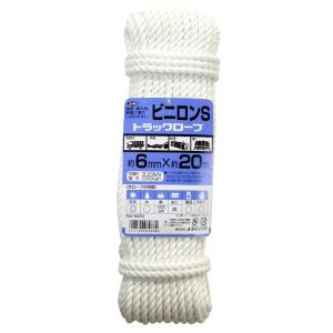 ユタカメイク Yutaka ユタカメイク NV-620 ロープ ビニロントラックロープ 6φ×20m