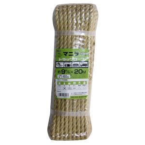 ユタカメイク Yutaka ユタカメイク TM2 マニラトラックロープ 9MMX20M
