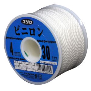 ユタカメイク Yutaka ユタカメイク RV-2 ロープ ビニロンロープボビン巻 4φ×30m