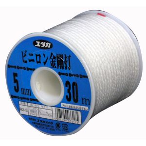 ユタカメイク Yutaka ユタカメイク RX-3 ロープ クレモナ金剛打ロープボビン 5φ×30m