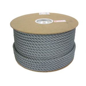 ユタカメイク Yutaka ユタカメイク RE-68 グレー PEカラーロープドラム 12X100m