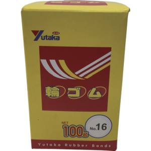 ユタカメイク Yutaka ユタカメイク TTB-1610 輪ゴム箱入り 16 100g
