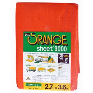 ユタカメイク Yutaka ユタカメイク OS-05 シート 3000オレンジシート 2.7m×3.6m オレンジ