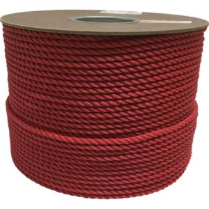 ユタカメイク Yutaka ユタカメイク PRE-101 ポリエチレンロープドラム巻 6mm×200m レッド