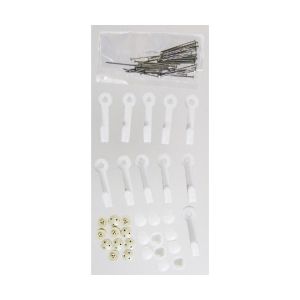 和気産業 和気産業 WNP-SW Jフックシングル 徳用 ホワイト 11セット入