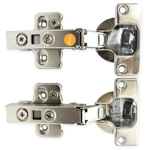 和気産業 和気産業 スライド丁番ダンパー付 セット 2個入 かぶせ全かぶせ NS-4050 C+D