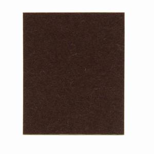 和気産業 和気産業 キズ対策脚音フェルトシート 濃茶 2枚入 2mm×100mm×120mm FU-615