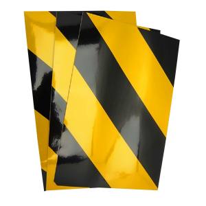 和気産業 和気産業 安全反射トラシート トラ 3枚入 100mm×150mm WT-219