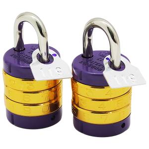 和気産業 和気産業 同一キー丸文字合せ錠 2個入 23mm VA-109