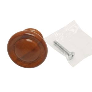 和気産業 和気産業 木製つまみ ダークブラウン 37mm VG-227