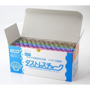 日本理化学 日本理化学 DCC-72-6C ダストレスチョーク 72本入 6色