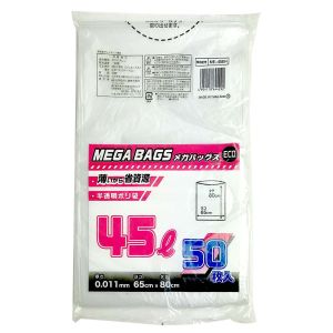 日本技研工業 日本技研工業 ME-45EH メガバッグスECO半透明45L50枚