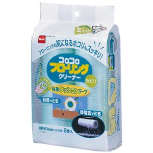 ニトムズ Nitto ニトムズ C1762 スペアテープフローリングクリーナー みどり 25周巻 2巻入