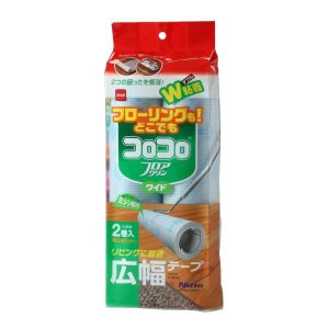 ニトムズ Nitto ニトムズ C2502 コロコロスペアテープフロアクリン ワイド 50周巻 2巻入