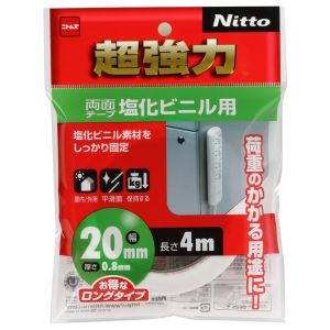 ニトムズ Nitto ニトムズ T4583 超強力両面テープ 塩化ビニル用 20mm×4m