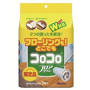 ニトムズ Nitto ニトムズ C4353 コロコロ スペア フロアクリン 3巻入り おためし