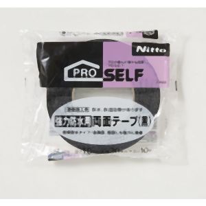 ニトムズ Nitto ニトムズ J2080 KZ-12 防水用 強力両面テープ 黒 30mm×10M