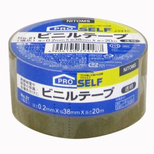 ニトムズ Nitto ニトムズ 21 ビニールテープ1 POS 透明 38mm×20M