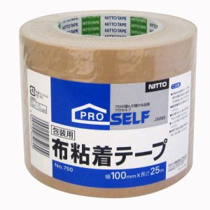 ニトムズ Nitto ニトムズ 750 布粘着テープ 100mm×25M