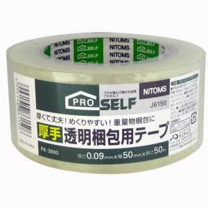ニトムズ Nitto ニトムズ J6150 PK-3900 厚手透明梱包用テープ 50mm×50M