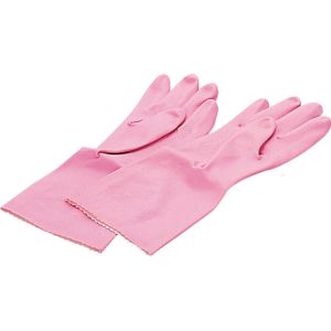 ダンロップホームプロダクツ ダンロップ ビニール厚手 裏毛付 L バイオレット 6353