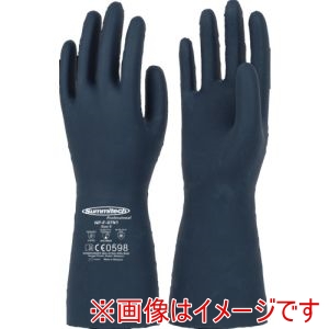 サミテック サミテック 9775 耐油 耐溶剤手袋 NP-F-07N1 M ダークブルー