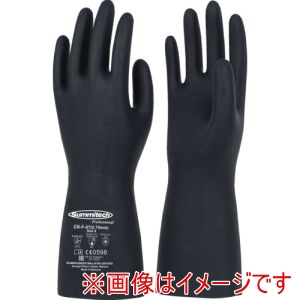 サミテック サミテック 9788 耐油 耐溶剤手袋 CR-F-07 L ミッドナイトブルー