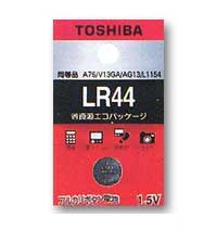 東芝(TOSHIBA) アルカリボタン電池 1個 LR44EC