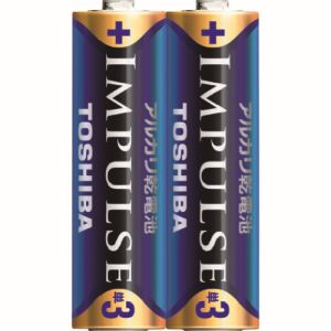 東芝 TOSHIBA 東芝 LR6H 2KP IMPULSE アルカリ乾電池単3形LR6H 2本入 シュリンクパック