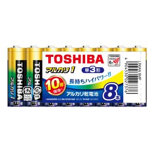 東芝 東芝 LR6AN 8MP アルカリ乾電池 アルカリ1